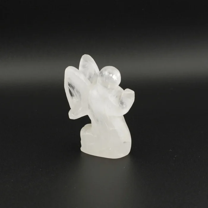 Clear Quartz Praying Angel Size 3 Inches