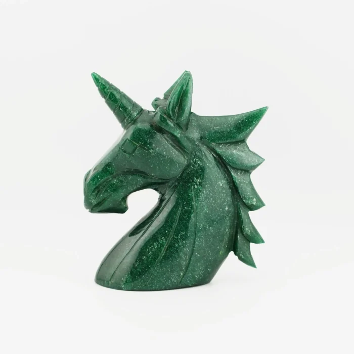 Green Aventurine Unicorn Size 4.5 Inches Green Aventurine Unicorn Size 4.5 Inches