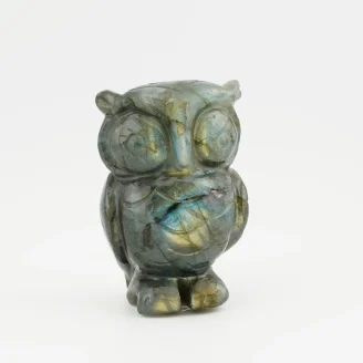 Labradorite Owl Size 3 Inches