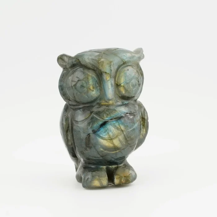 Labradorite Owl Size 3 Inches Labradorite Owl Size 3 Inches