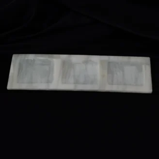 Selenite Compact Tray Size 11X4 Inches Selenite Compact Tray Size 11X4 Inches
