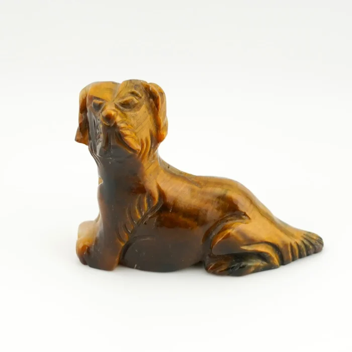 Tiger Eye Dog Size 3X3 Inches Tiger Eye Dog Size 3X3 Inches